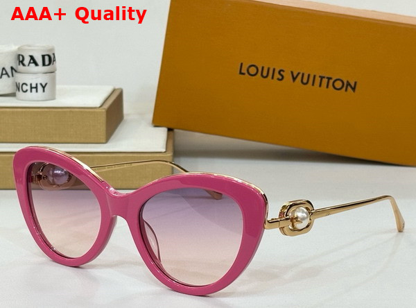 Louis Vuitton Cat Eye Sunglasses in Black 250215 Replica