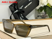 Saint Laurent SL 276 Mica Transparent Cognac Brown Replica