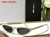 Saint Laurent SL 703 Sunglasses in White Replica