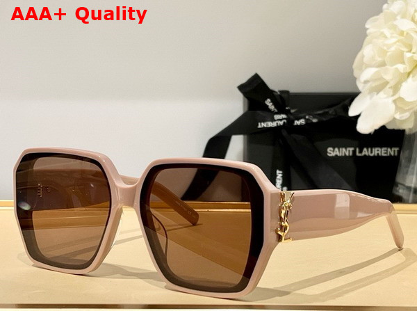 Saint Laurent SL M118 Sunglasses in Beige Replica