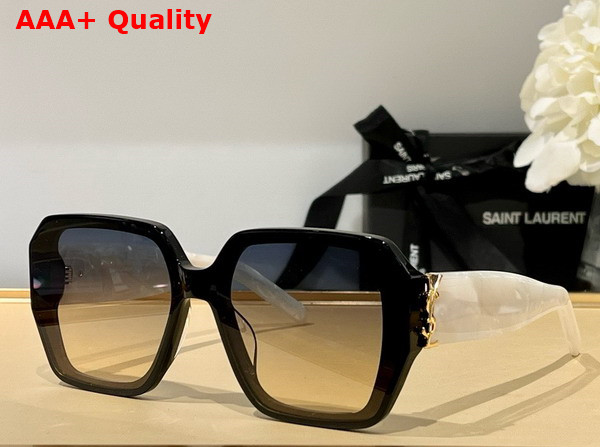 Saint Laurent SL M118 Sunglasses in Beige Replica