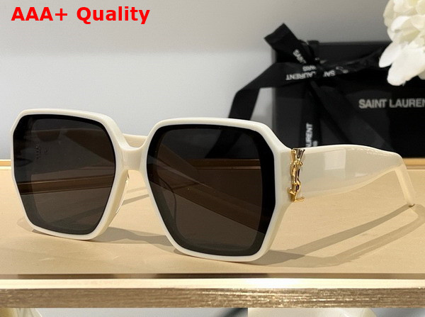 Saint Laurent SL M118 Sunglasses in Beige Replica