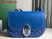 Goyard 233 Bag Sky Blue Goyardine Canvas and Chevroches Calfskin Replica