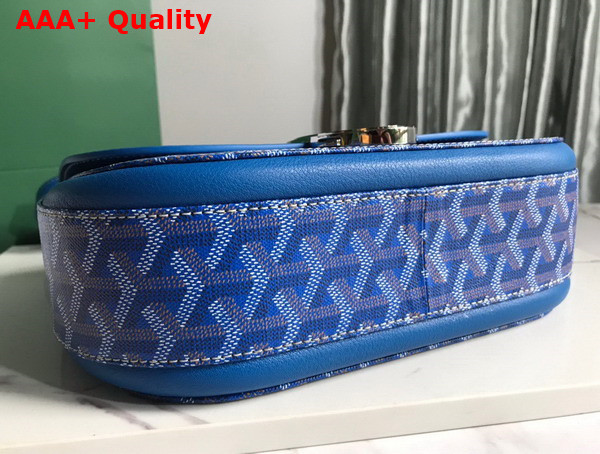 Goyard 233 Bag Sky Blue Goyardine Canvas and Chevroches Calfskin Replica