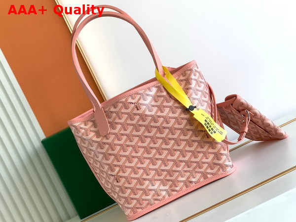 Goyard Anjou Mini Bag False Goyardine Canvas and Chevroches Calfskin Replica