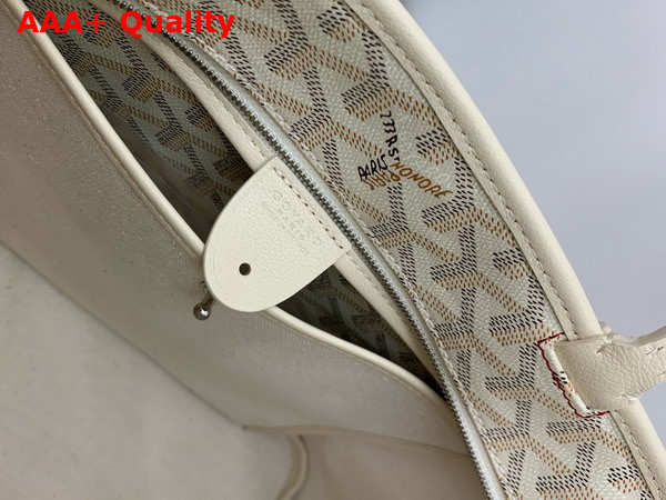 Goyard Artois PM Bag 2024 Sand Chevroches Calfskin and Goyardine Canvas Replica