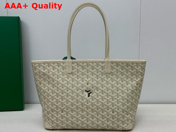 Goyard Artois PM Bag 2024 Sand Chevroches Calfskin and Goyardine Canvas Replica