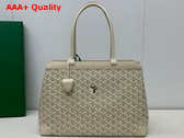 Goyard Bellechasse Biaude PM Bag 2024 Sand Chevroches Calfskin and Goyardine Canvas Replica