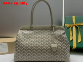 Goyard Bellechasse Biaude PM Bag in Khaki Goyardine Canvas and Cervon Calfskin Replica