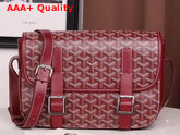 Goyard Belvedere MM Messenger Bag Burgundy Replica