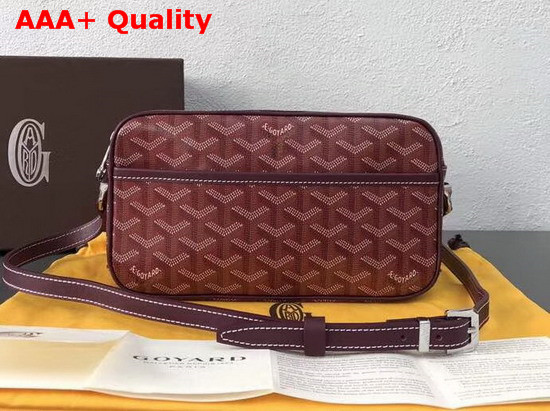 Goyard Camera Bag in Dark Red Replica