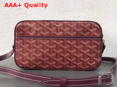 Goyard Camera Bag in Dark Red Replica