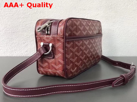 Goyard Camera Bag in Dark Red Replica