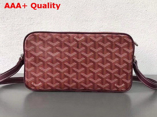 Goyard Camera Bag in Dark Red Replica