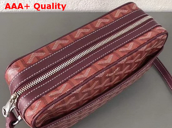 Goyard Camera Bag in Dark Red Replica