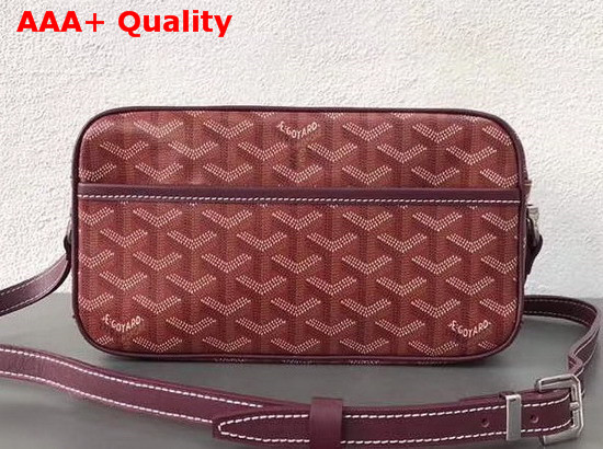 Goyard Camera Bag in Dark Red Replica