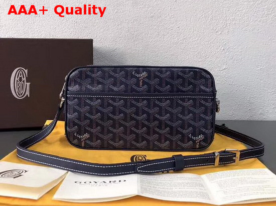 Goyard Camera Bag in Navy Blue Replica