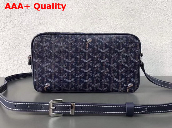 Goyard Camera Bag in Navy Blue Replica