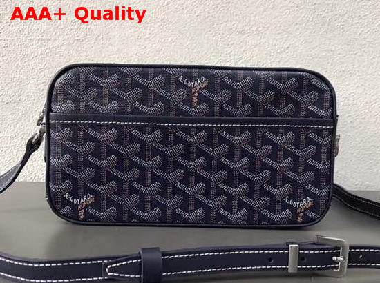 Goyard Camera Bag in Navy Blue Replica