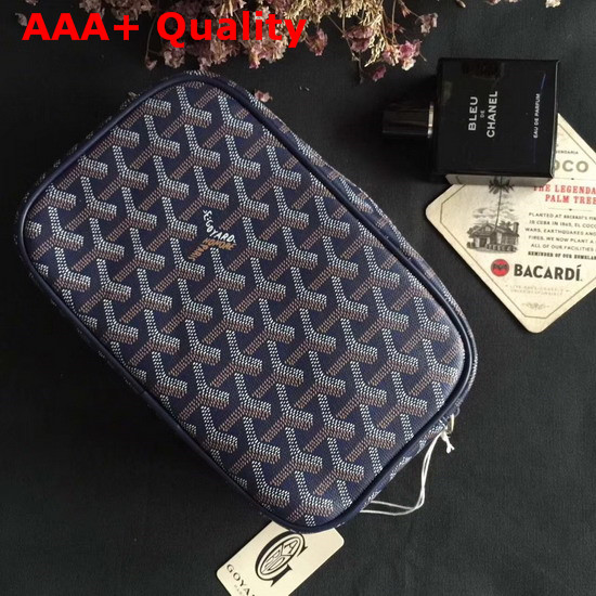 Goyard Cap Vert PM Navy Blue Replica