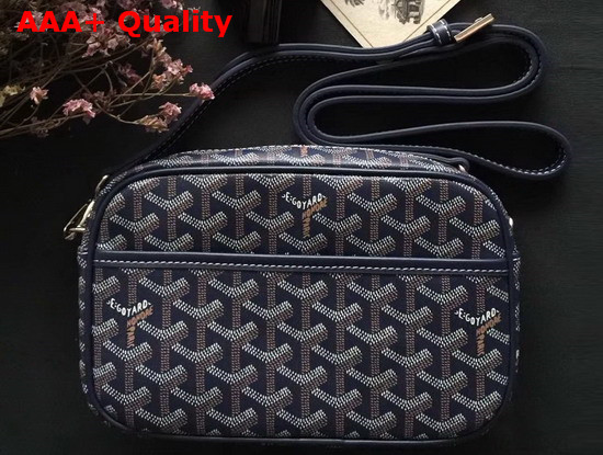 Goyard Cap Vert PM Navy Blue Replica