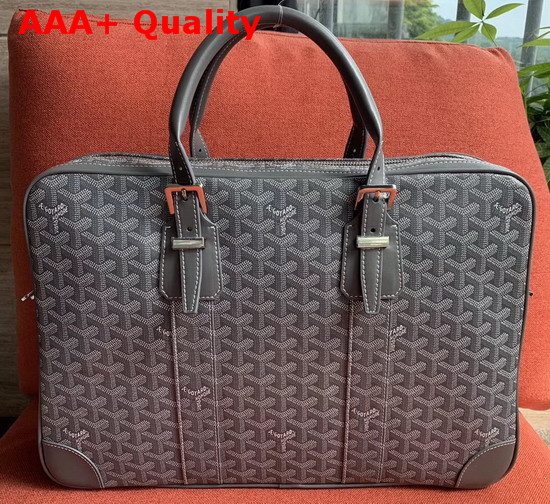 Goyard Gentlemen Only Briefcase in Goyardine Canvas Replica