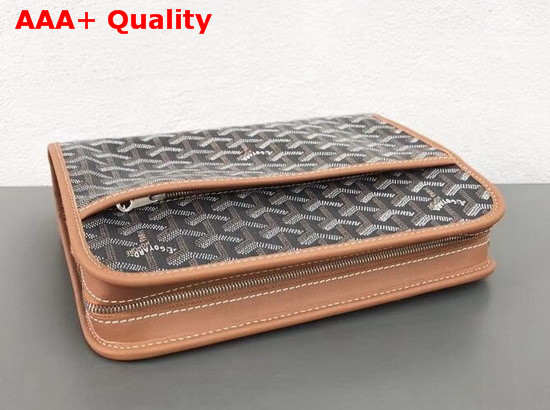 Goyard Jouvence Toiletry Pouch in Brown Replica