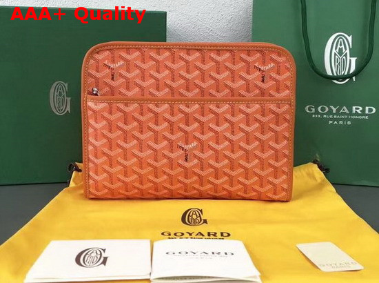 Goyard Jouvence Toiletry Pouch in Orange Replica