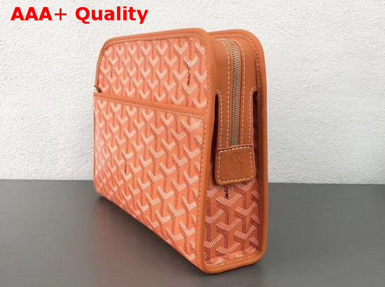 Goyard Jouvence Toiletry Pouch in Orange Replica