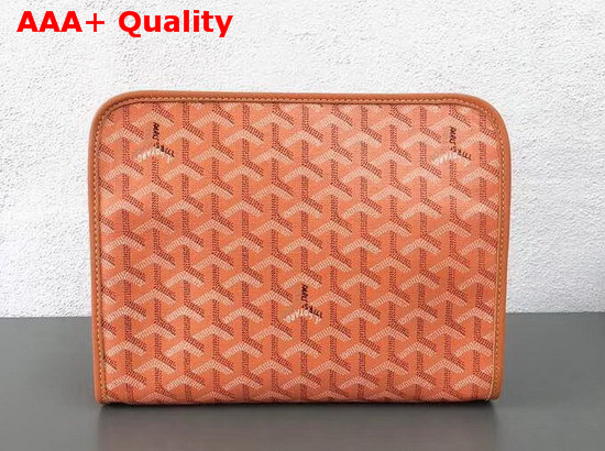 Goyard Jouvence Toiletry Pouch in Orange Replica