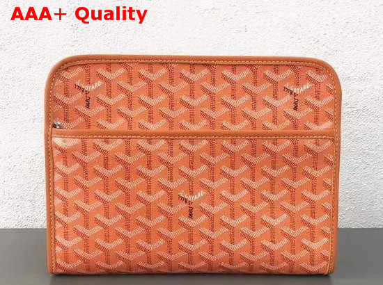 Goyard Jouvence Toiletry Pouch in Orange Replica