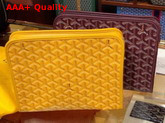 Goyard Jouvence Toiletry Pouch in Yellow Replica