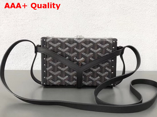 Goyard Minaudiere Trunk in Black Replica