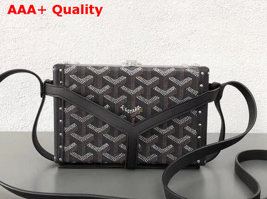 Goyard Minaudiere Trunk in Black Replica