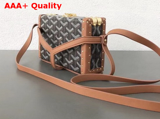 Goyard Minaudiere Trunk in Brown Replica