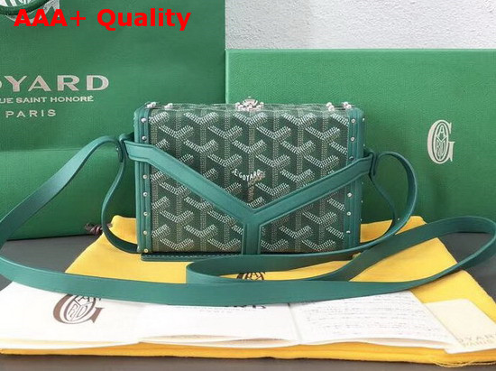 Goyard Minaudiere Trunk in Green Replica