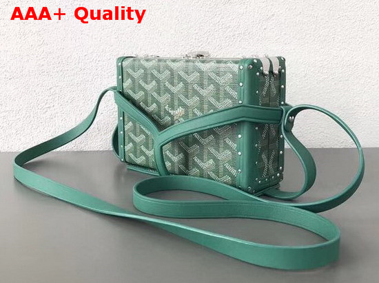 Goyard Minaudiere Trunk in Green Replica