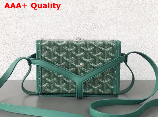 Goyard Minaudiere Trunk in Green Replica