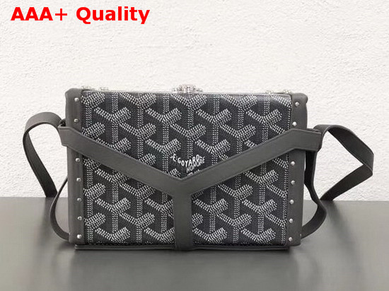 Goyard Minaudiere Trunk in Grey Replica