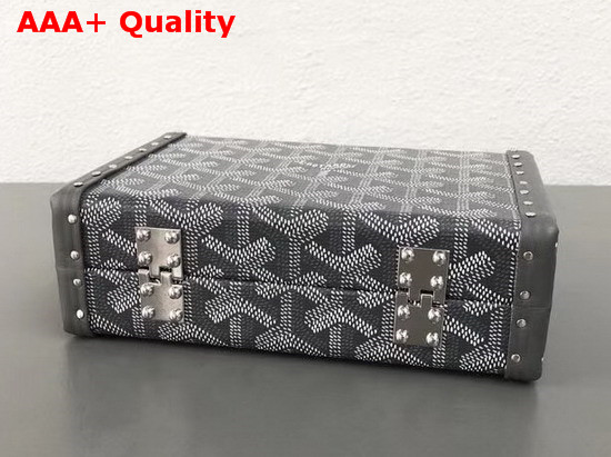 Goyard Minaudiere Trunk in Grey Replica