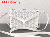 Goyard Minaudiere Trunk in White Replica