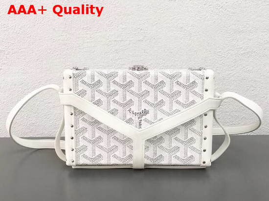 Goyard Minaudiere Trunk in White Replica