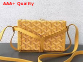 Goyard Minaudiere Trunk in Yellow Replica