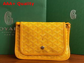 Goyard Plumet Pocket Wallet Yellow Replica