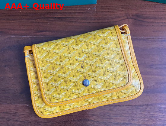 Goyard Plumet Pocket Wallet Yellow Replica