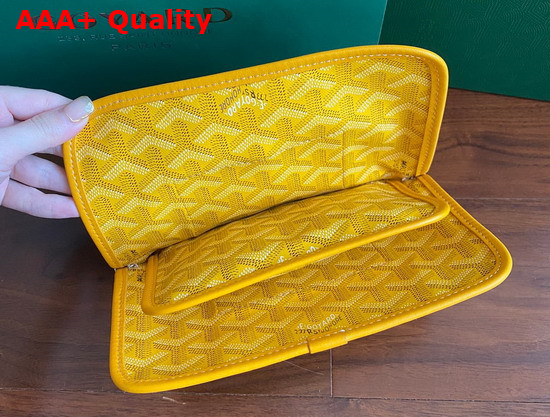 Goyard Plumet Pocket Wallet Yellow Replica