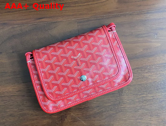 Goyard Plumet Pocket Wallet in Red Replica