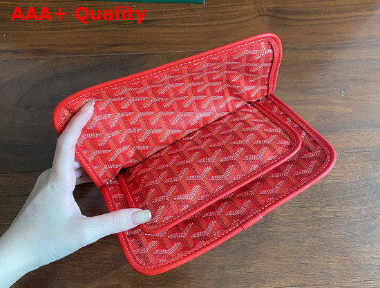 Goyard Plumet Pocket Wallet in Red Replica