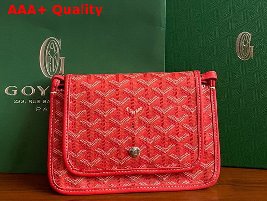 Goyard Plumet Pocket Wallet in Red Replica