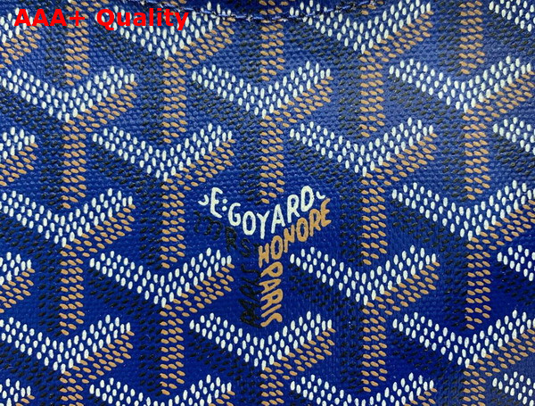 Goyard Rouette PM Bag in Sky Blue Goyardine Canvas and Chevroches Calfskin Replica